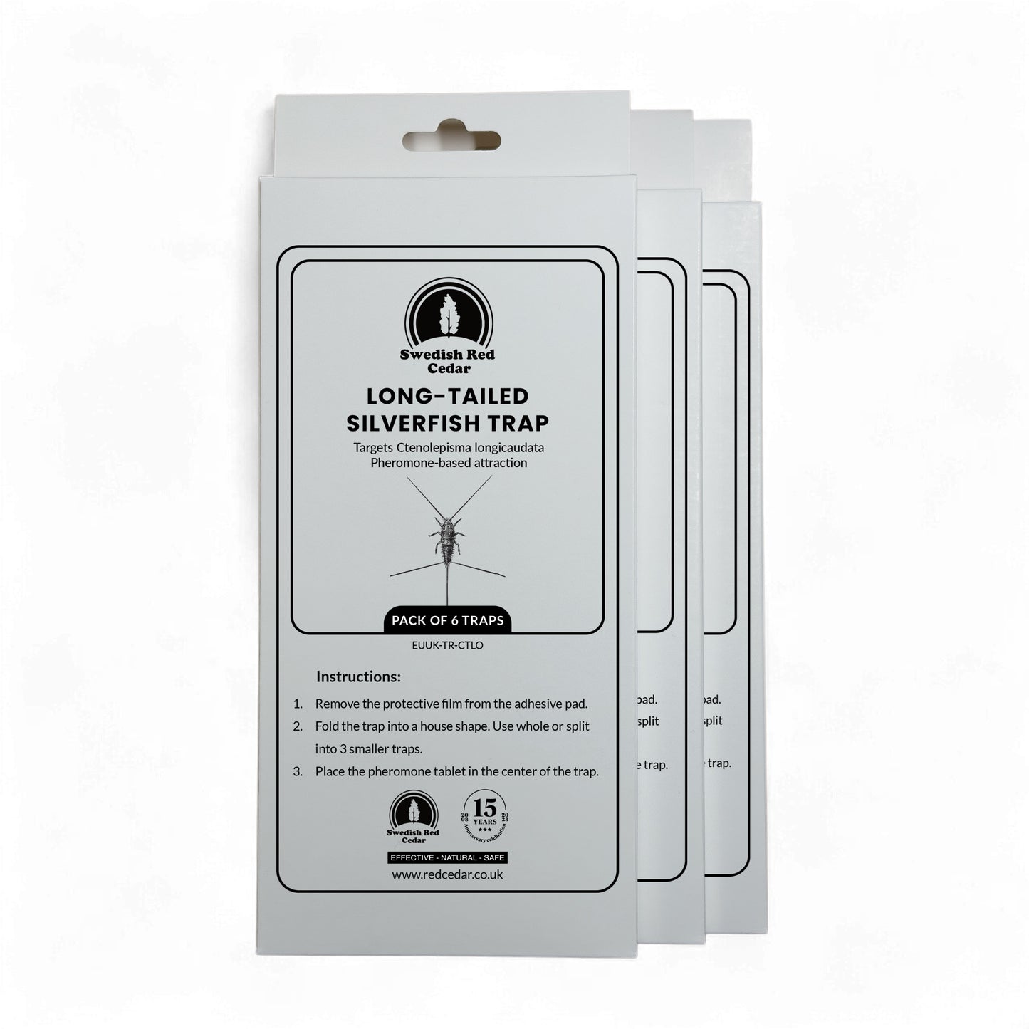 Long-tailed Silverfish Trap (6 Traps)