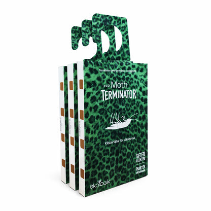 Eco Terminator carpet and clothes moth traps with pheromone lure – non-toxic sticky monitoring traps