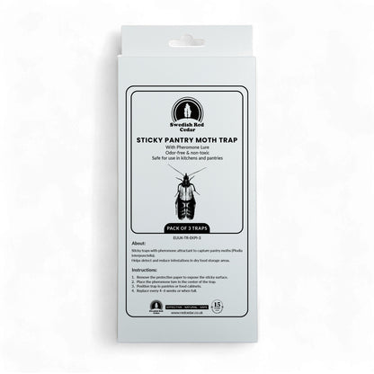 Sticky Pantry Moth Trap with Pheromones 3-pack