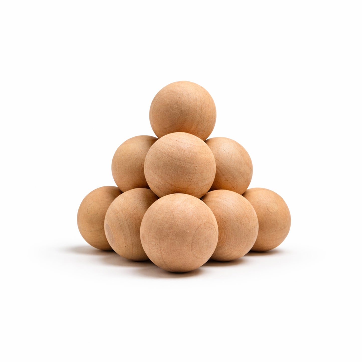 Handmade Swedish red cedarwood balls for wardrobe and drawer moth protection